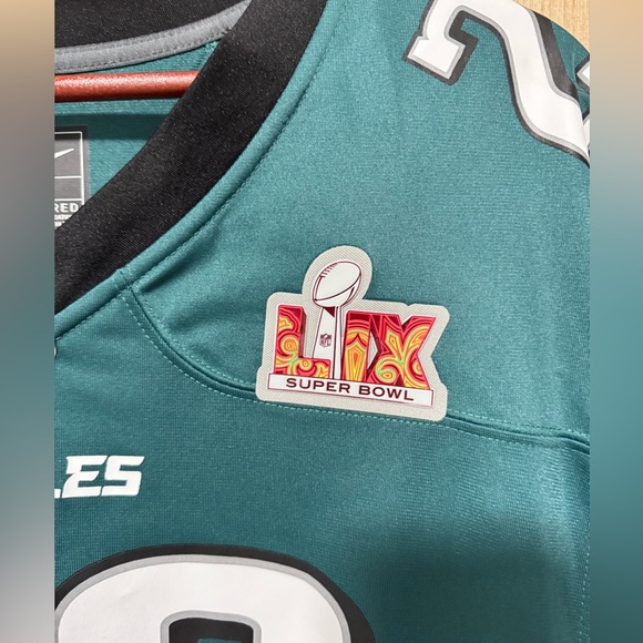 NIKE Philadelphia Eagles Saquon Barkley Super Bowl 59 Jersey XL - Picture 2 of 6